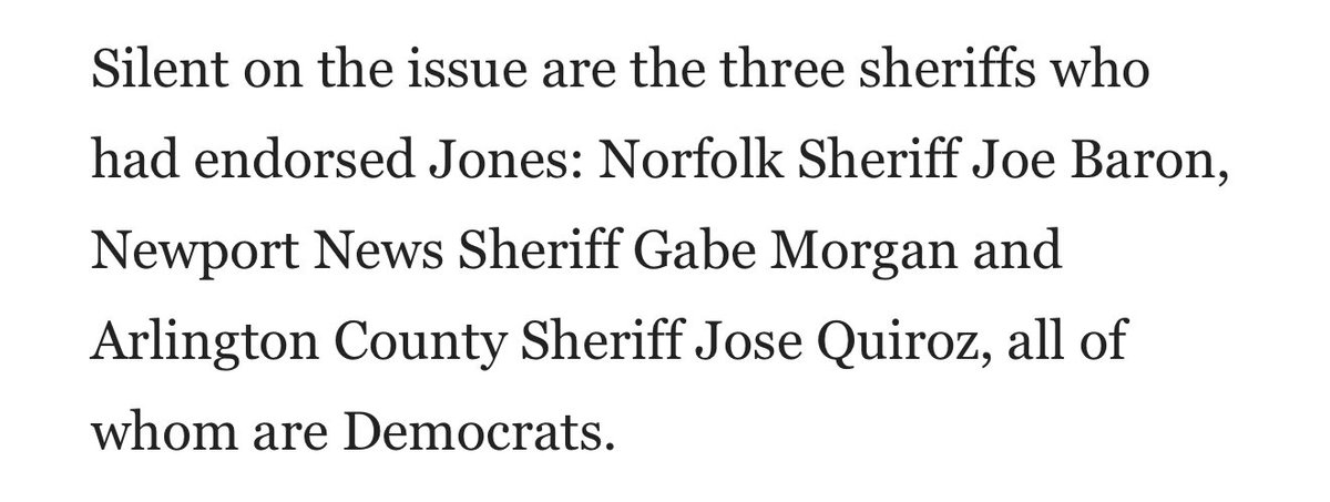 GlenSturtevant's tweet image. Jay Jones called for killing cops, and these sheriffs who endorsed him can’t even be bothered to comment on it. They should resign. Disgraceful.