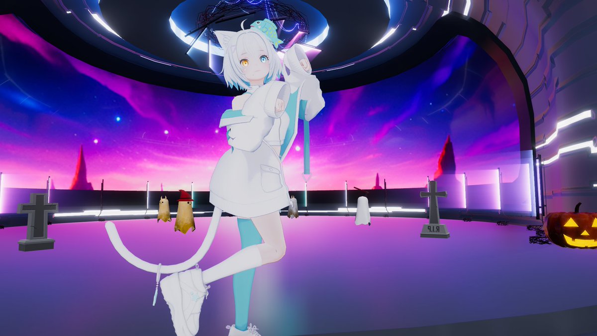 RydiaArsenal's tweet photo. 10/11 りるを。さんのハロウィンライブ
前回のボカロフェスに引き続きカワイイ系の曲が多くて盛り上がってました✨VIPライブは全曲弾き語りの秋曲でとても聴き心地良かったです!!
次回も楽しみにしていますね❀
#スタコレ #STARCollection #VRChat https://t.co/V6Kw2U0xAM