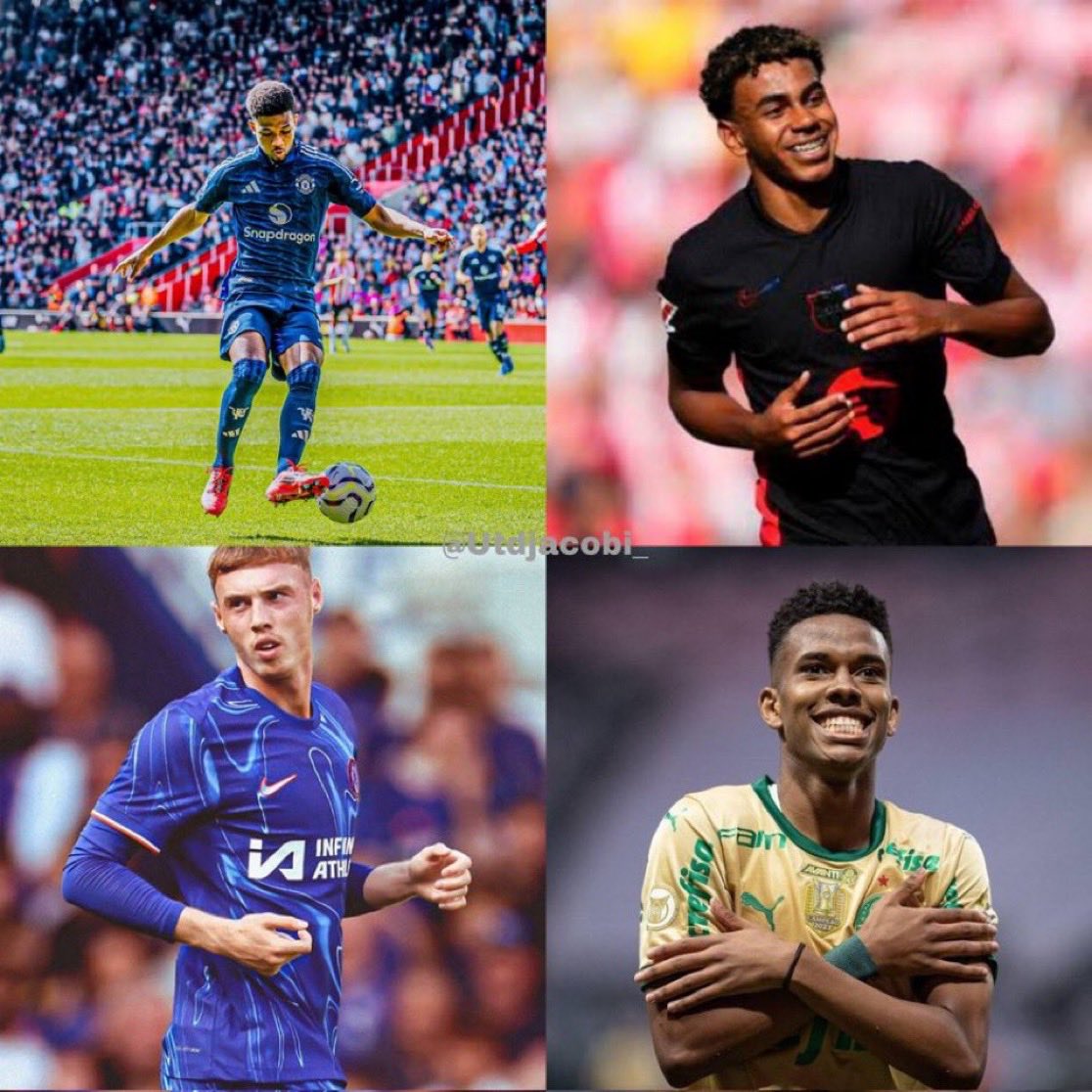EzzyUTD's tweet image. - Amad Diallo 🇨🇮
- Lamine Yamal 🇪🇦
- Cole Palmer 🏴
- Estevao Willian 🇧🇷
Without bias, rank these four youngsters based on pure football talent and ability.