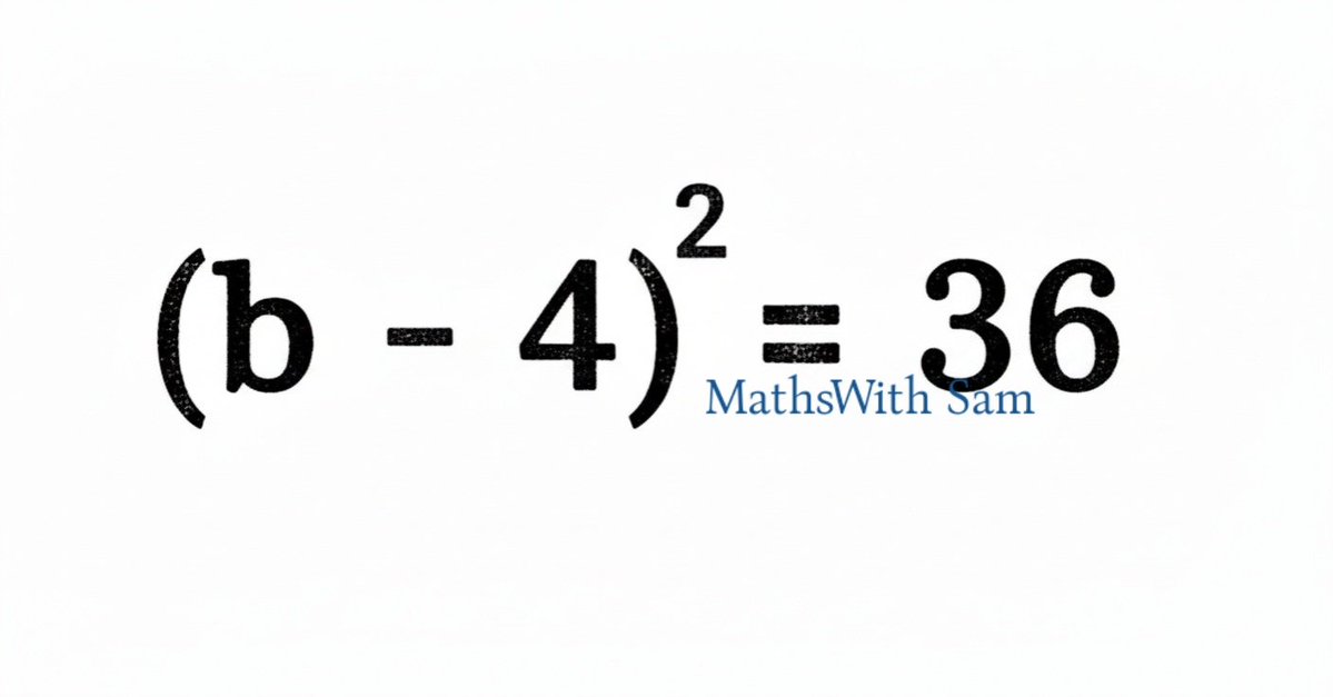 MathsWith_Sam's tweet image. 🤔