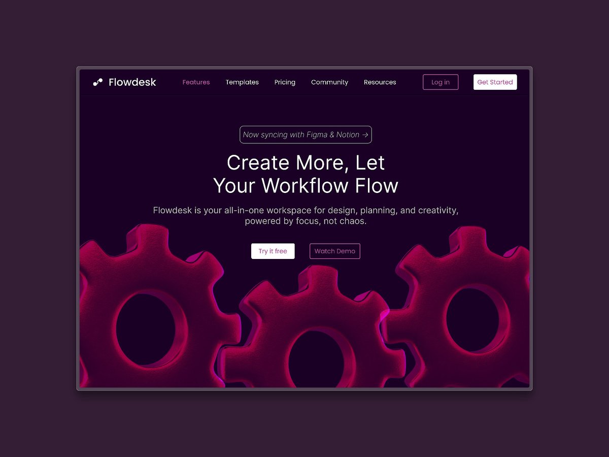 AdamantiaPraise's tweet image. Flowdesk; Design, planning, and creativity coming together seamlessly.
#DesignTools  #UIUX #Figma #WebDesign
