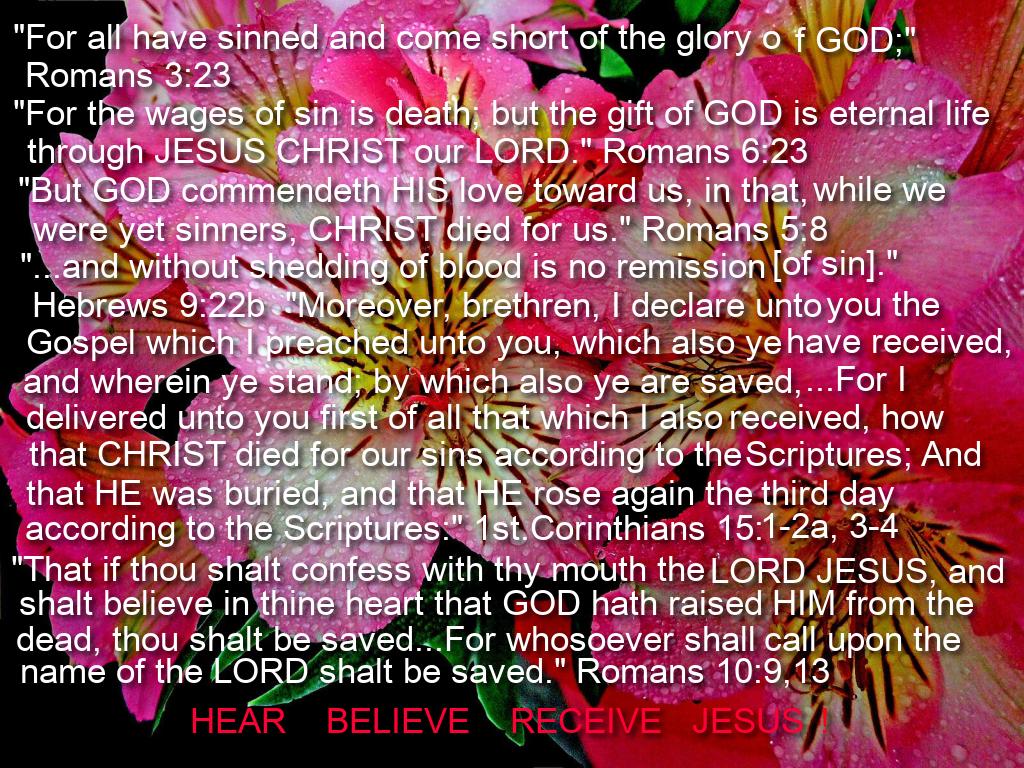 "I AM that BREAD of life. . .I AM the living Bread which came down from Heaven: if any man eat of this BREAD, he shall live forever; and the BREAD that I will give is MY flesh, which I will give for the life of the world." ~ JESUS