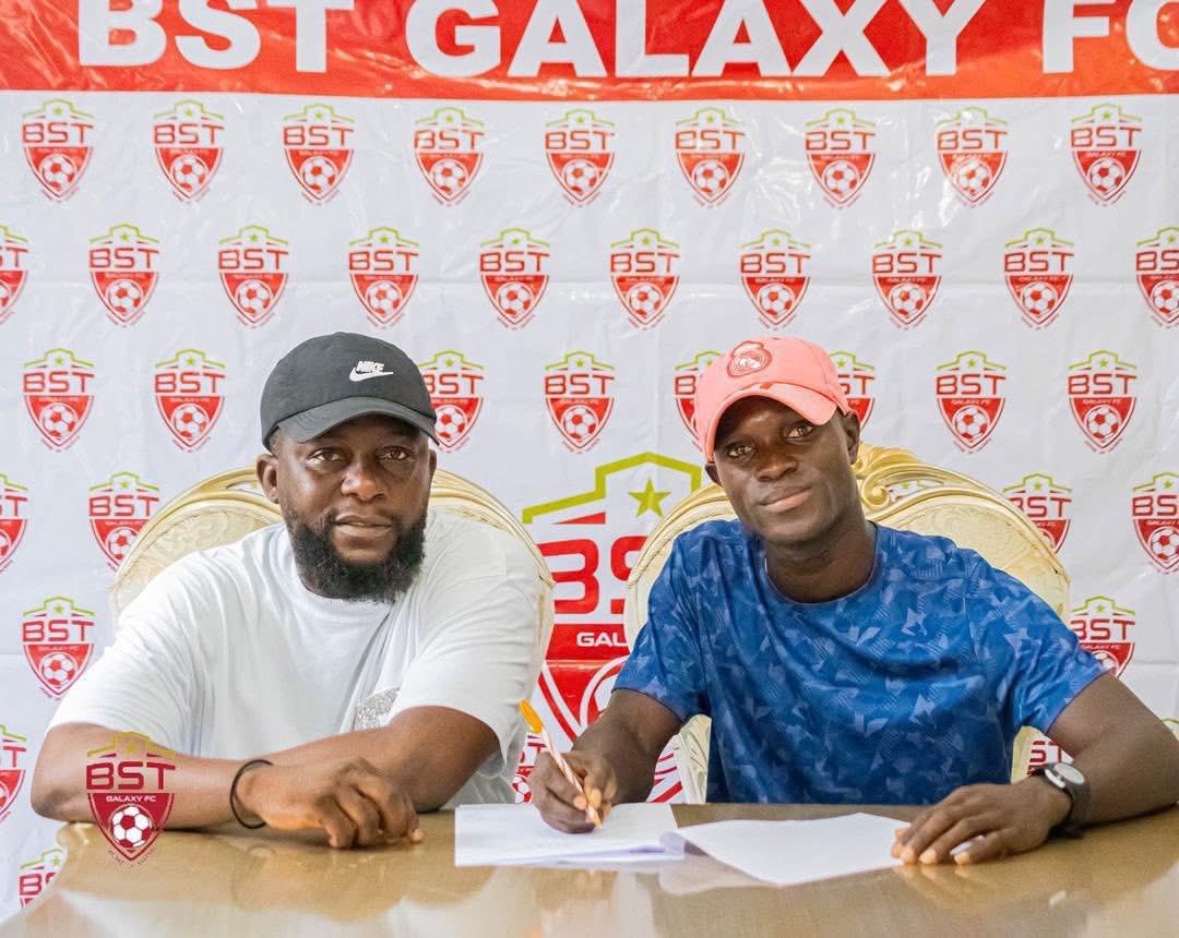 bstgalaxyfc's tweet image. 🗣️ BST Galaxy FC Chief Scout  Alagie Deen echoed the excitement: “Charles is one of the most creative and skillful young forwards in the country. He’s hardworking, disciplined, and adds goals to his game — a complete attacking talent.”

Welcome to the Galaxy, Charles! 
#BSTGalaxy