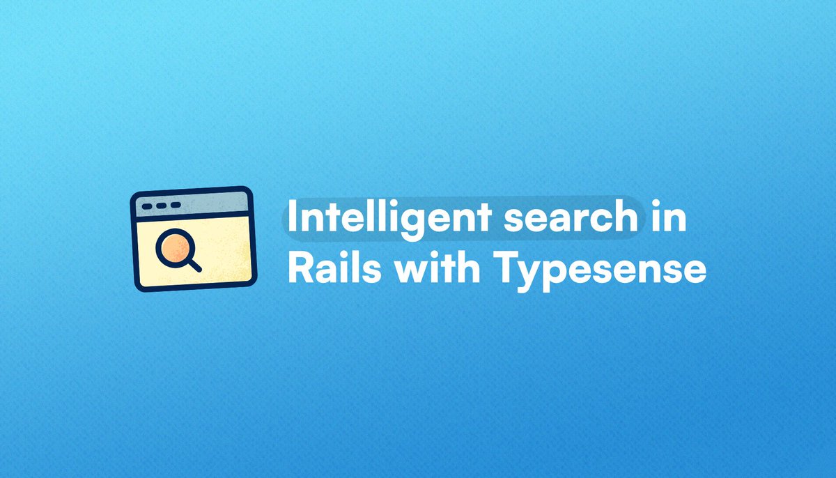 jchibbard's tweet image. ⚡ Here&apos;s how to add intelligent, typo-tolerant search to your Rails app with Typesense — a fast, open-source alternative to ElasticSearch or Algolia. #Rails avohq.io/blog/intellige…