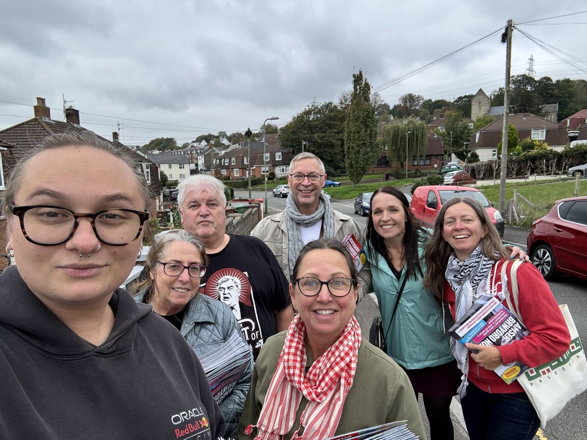 Unite Wales out in force in Caerphilly!