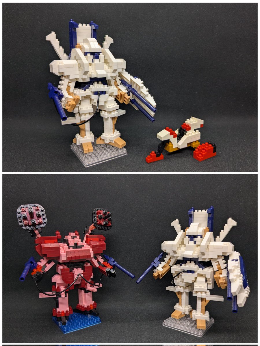 fffffff804's tweet image. #エルガイム
リメイクしたアシュラテンプルの大きさに合わせ、エルガイムもリメイク。
#ナノブロック