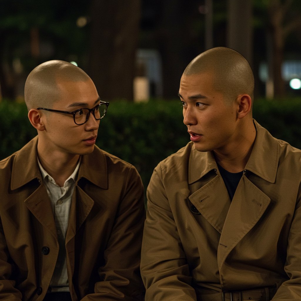 BozuingBozu's tweet image. Congratulations！ロングコートダディ！

 #ImageFX #坊主男子