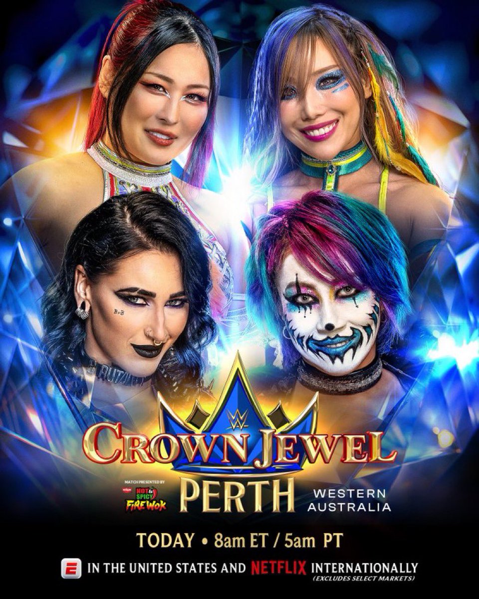TribalVisionary's tweet image. #22: crown jewel (11/10/2025)

iyo sky &amp;amp; rhea ripley vs. the kabuki warriors 

4.25 ⭐