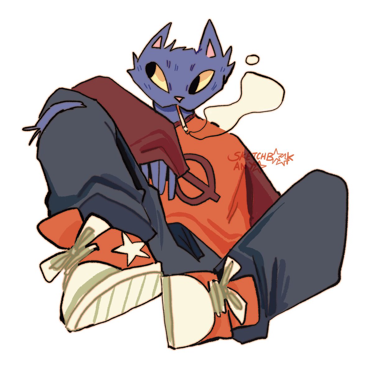 sketchbookanyo's tweet image. mae borowski