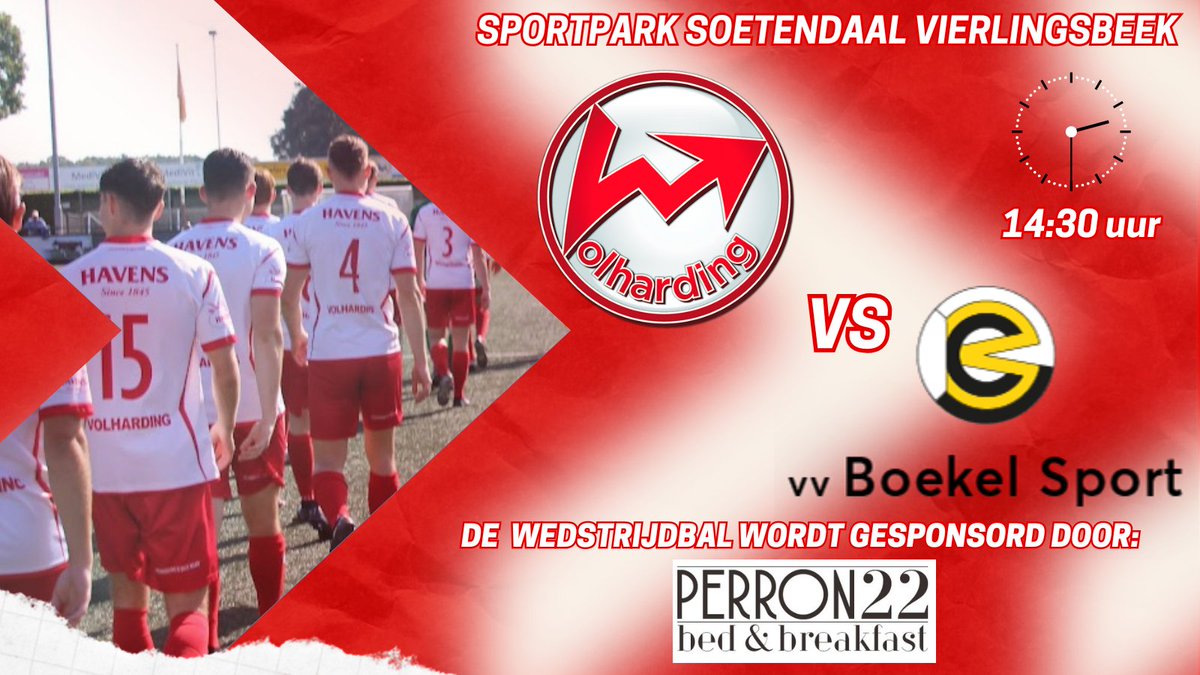 Mogen we morgen de eerste 3 punten van dit seizoen bijschrijven? 
Tegenstanders is <a href="/VVBoekelSport/">v.v. Boekel Sport</a> 

Pupil van de week is Daan Verhagen

Lees het wedstrijdbulletin hier: heyzine.com/flip-book/6126…