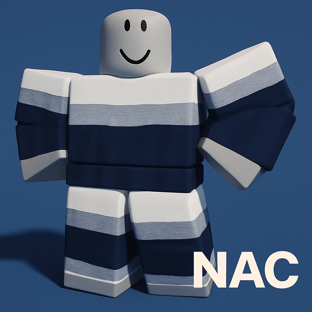 NAC_Officiel's tweet image. Sweat tricolore blanc + jogging assorti
Un look NAC audacieux et moderne pour tes aventures Roblox !
➡️ Shirt : [roblox.com/fr/catalog/131…]
➡️ Pant : [roblox.com/fr/catalog/111…]

Quel est ton élément préféré de cette tenue ? 👇
#RobloxUGC #RobloxOutfits #RobloxStyle #NAC
