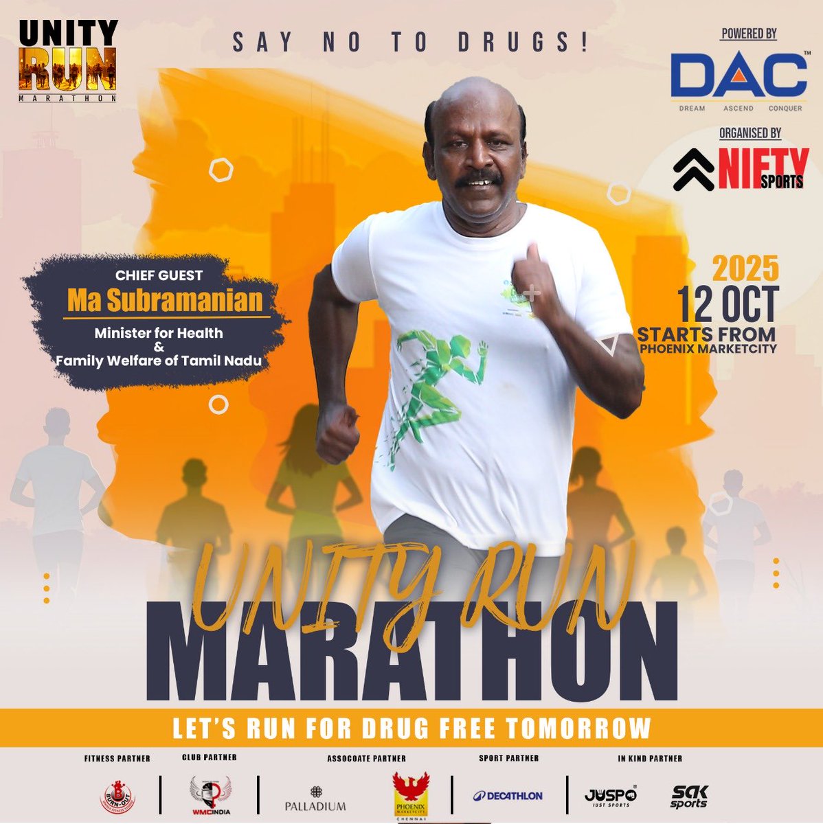 nive_jessie's tweet image. ✨ Hosting the Unity Run – Anti-Drug Awareness tomorrow! 🏃♀️ Let’s run for a cause and say NO to drugs. Join us and be the change! 💪 #UnityRun #AntiDrugAwareness