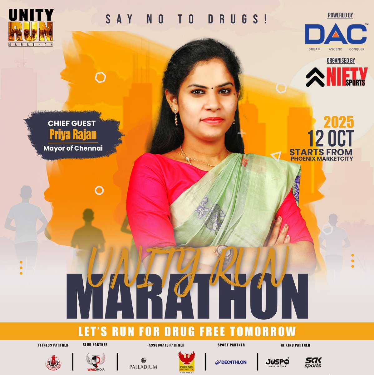 nive_jessie's tweet image. ✨ Hosting the Unity Run – Anti-Drug Awareness tomorrow! 🏃♀️ Let’s run for a cause and say NO to drugs. Join us and be the change! 💪 #UnityRun #AntiDrugAwareness