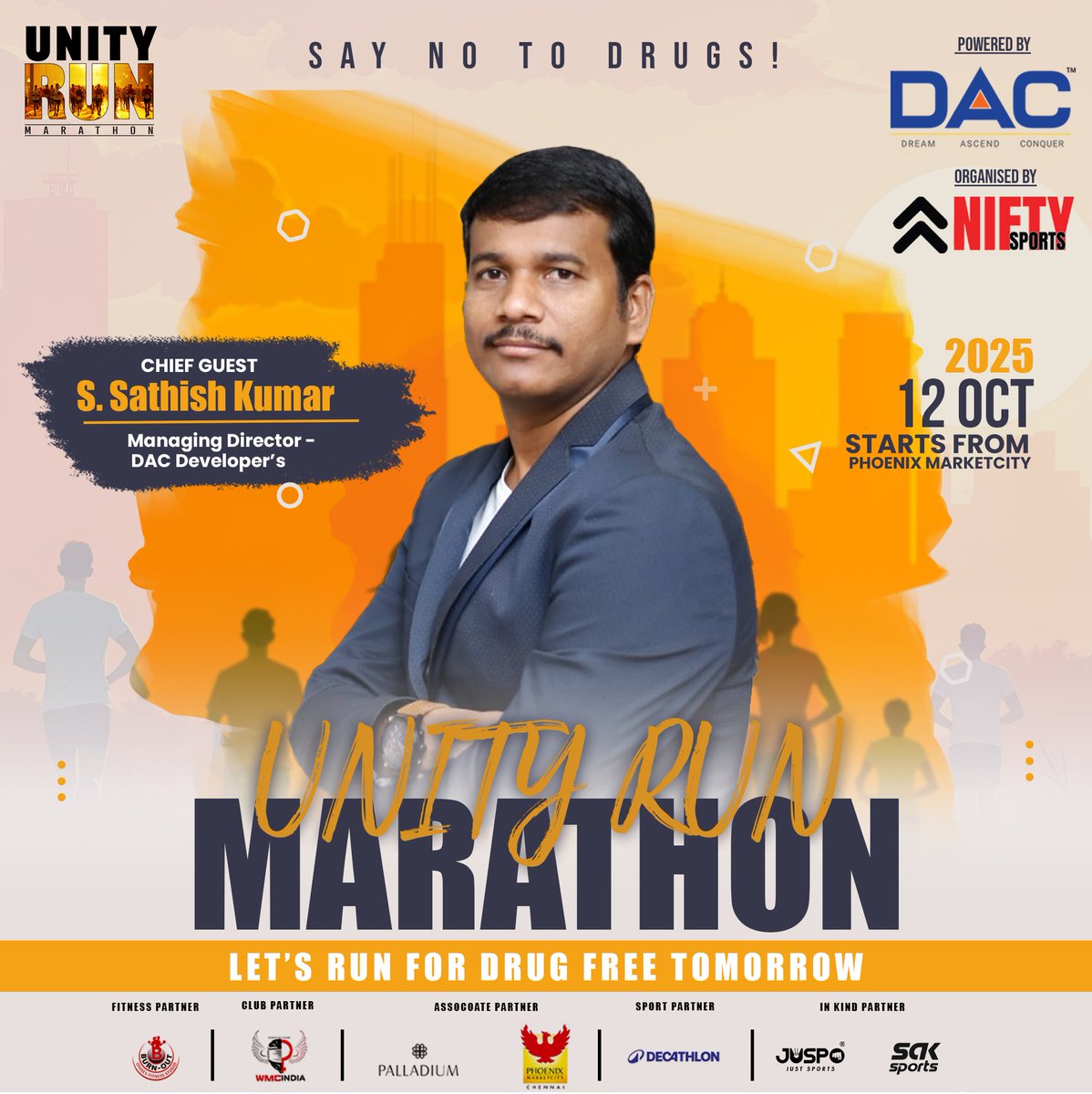 nive_jessie's tweet image. ✨ Hosting the Unity Run – Anti-Drug Awareness tomorrow! 🏃♀️ Let’s run for a cause and say NO to drugs. Join us and be the change! 💪 #UnityRun #AntiDrugAwareness