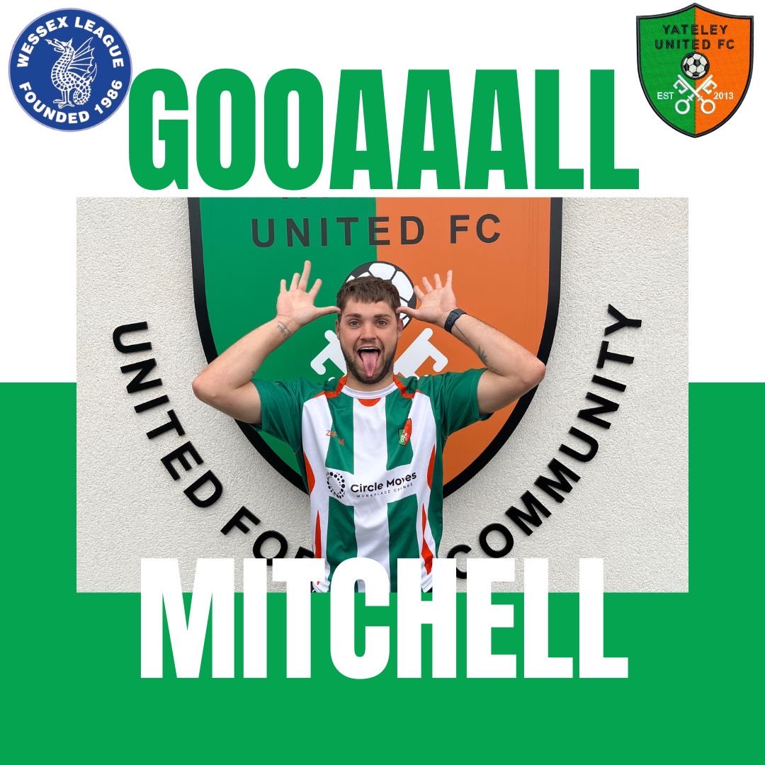 ⏱️ 35’
<a href="/YateleyUtdFC/">Yateley United FC</a> 1-0 <a href="/AmesburyFc/">Amesbury Town FC</a>

Mitchy puts us ahead! 

#YUFC 🗝️ | #GreenArmy 🟢 | #UnitedForTheCommunity 🟠