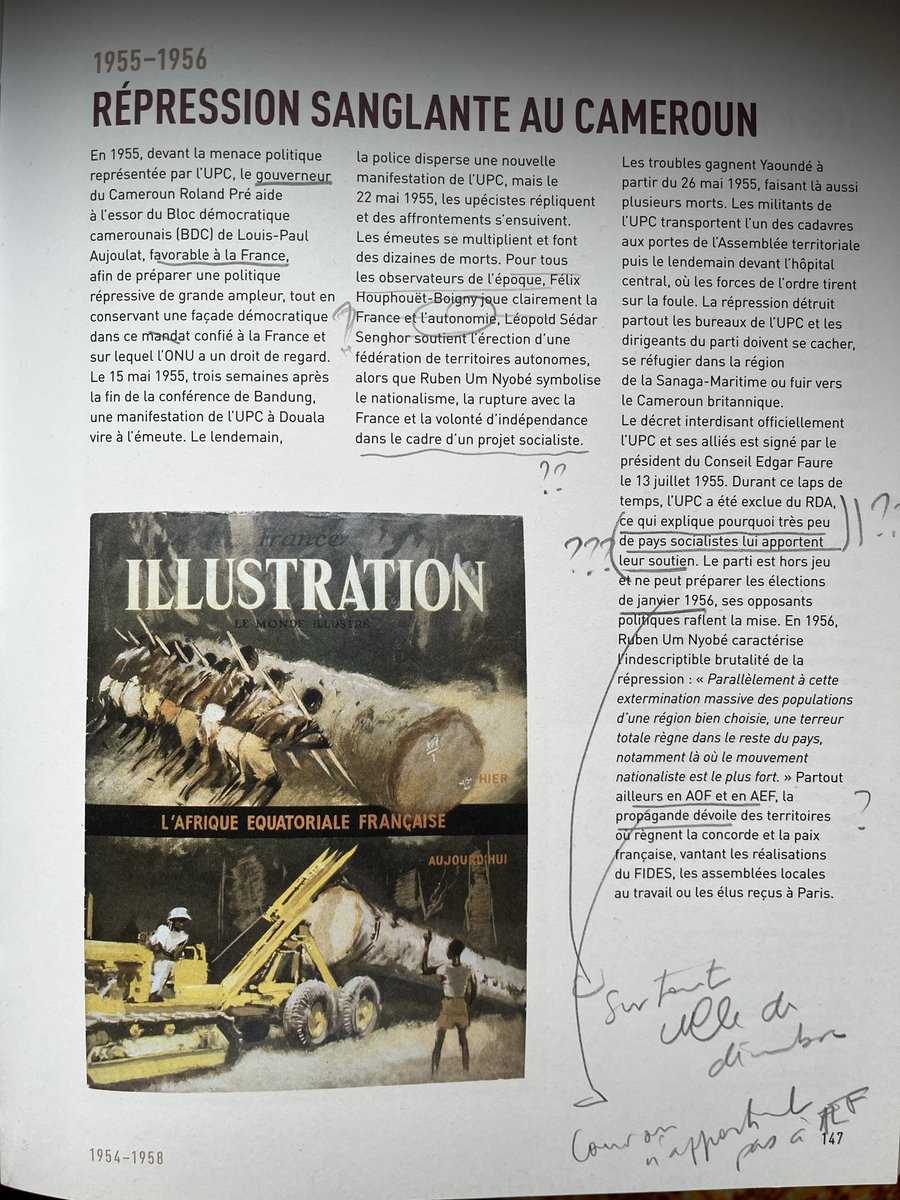 Le journal Le Monde de ce jour présente l’historien macroniste Pascal Blanchard comme un spécialiste de la guerre du Cameroun (entre autres). Il n’en est rien: Blanchard n’a jamais travaillé sur le sujet et son livre « Décolonisations françaises » est truffé d’erreurs
#imposture