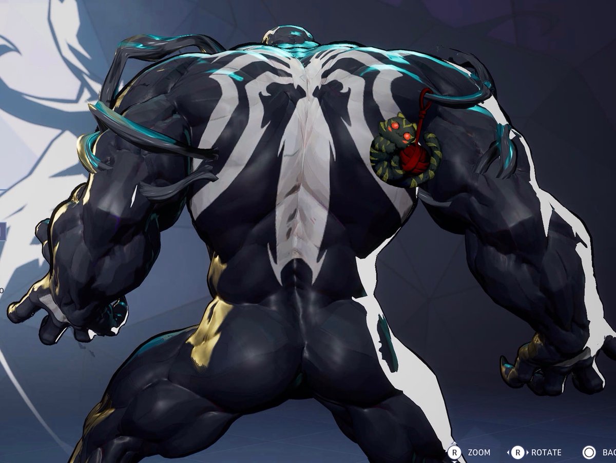 Sleeper plush for Venom.