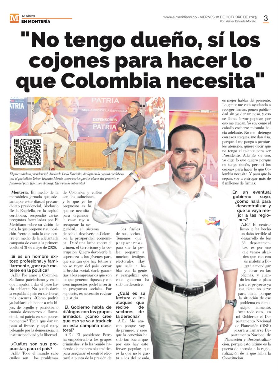 No tengo dueño, sí los cojones para hacer lo que Colombia necesita. 

(A.D.L.E) 🇨🇴

elmeridiano.co/cordoba/monter…