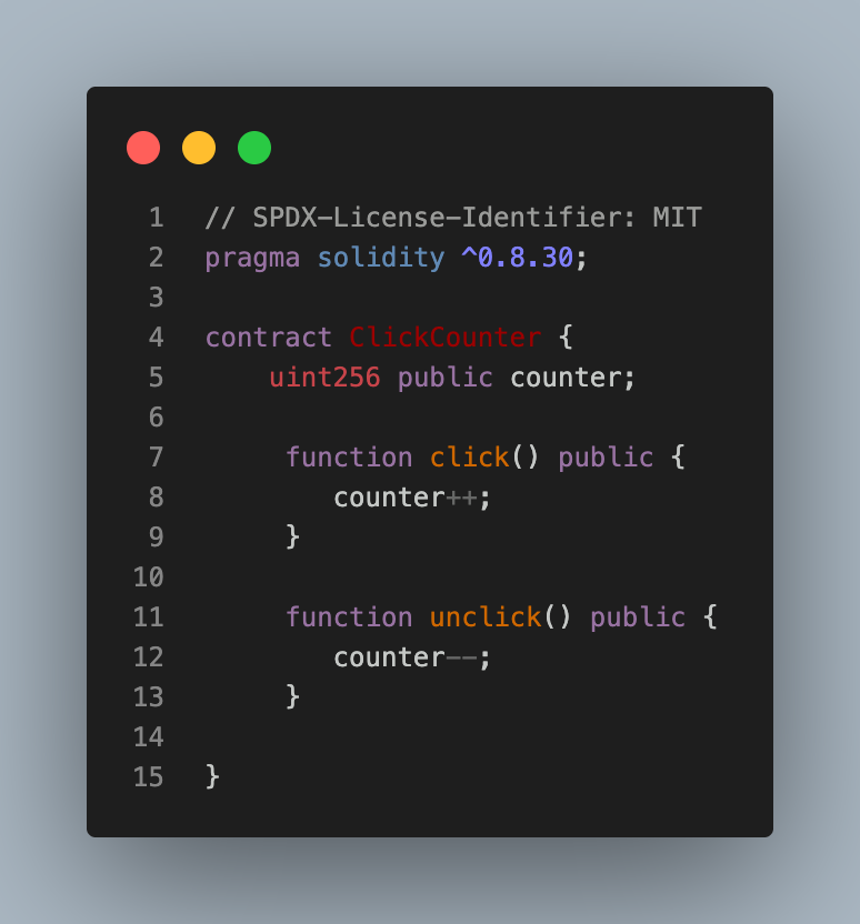 oka9527's tweet image. 熊市适合学习，努力学习中，争取不做韭菜。
@OpenBuild_xyz 
📑Day {01} in becoming a Solidity developer
✅我会使用 remix了

说实话，这玩意我也看不懂啥意思。

#30DaysOfSolidity #OpenBuild #Web3Compass #BuildInPublic