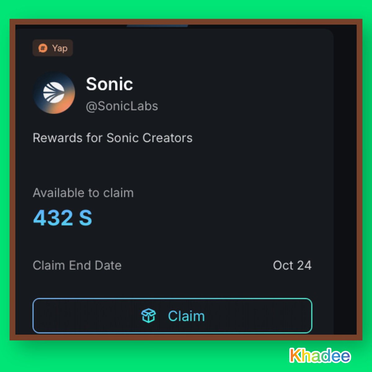 dee_nftarmy's tweet image. Omg 😱 

Checked my Kaito earn and found out I was eligible for @SonicLabs top 1k.

Was about $120 ATH until yesterday’s crash.

I will take the $73 using it to deposit for a new phone. 🫠🫠

Now, I will be bull posting @arbitrum and @Mira_Network.

Stay @trylimitless.