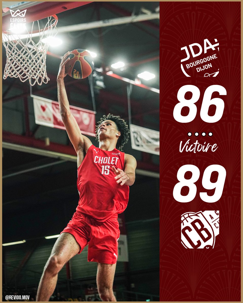 CB_officiel's tweet photo. Menés à la mi-temps, nos Espoirs ont bien réagi en 2ème pour aller chercher leur 3ème victoire en 3 matchs cette saison ! 🔥
#CBFAMILY #JDACB https://t.co/b0E2DHkHE6
