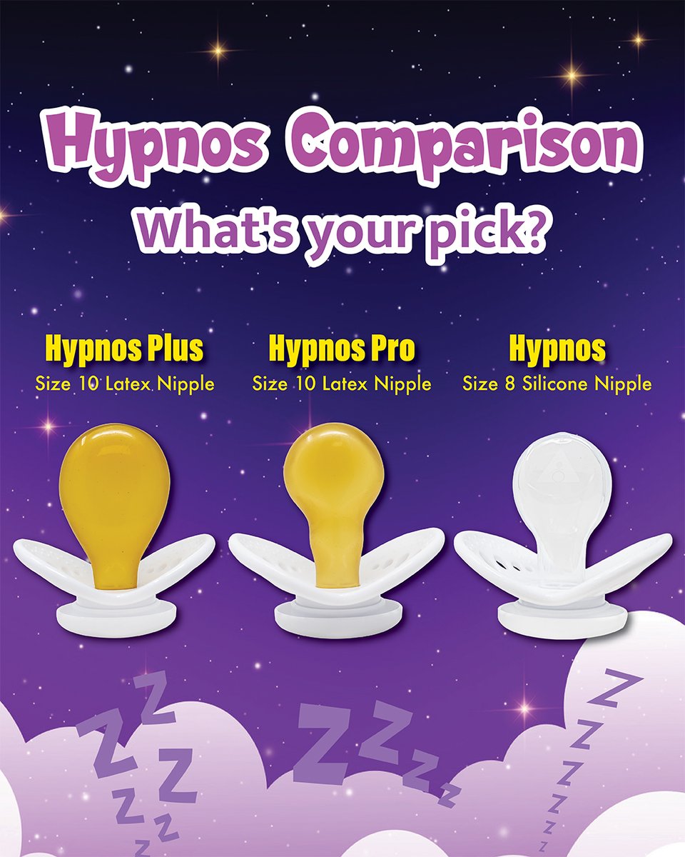RearzInc's tweet photo. They're BACK! 🙌 Latex Hypnos just got restocked! Check out this side-by-side with the original Hypnos. Fair warning: last time these sold out in just a few days!

https://t.co/ppc8AMT9Bc

#adultpacifiers #hypnos #pacifiers #abdlpacifier https://t.co/kfYwbV3ER5