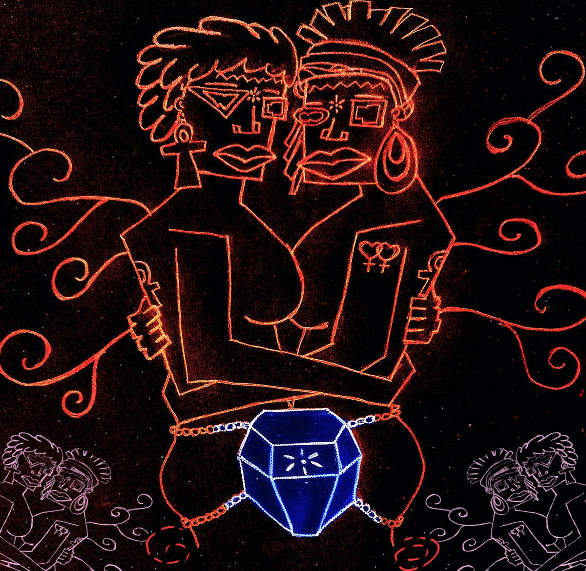 nakeltbg_'s tweet photo. 🎨 Sapphic Sapphires (2025) https://t.co/pxdEu5mSWJ