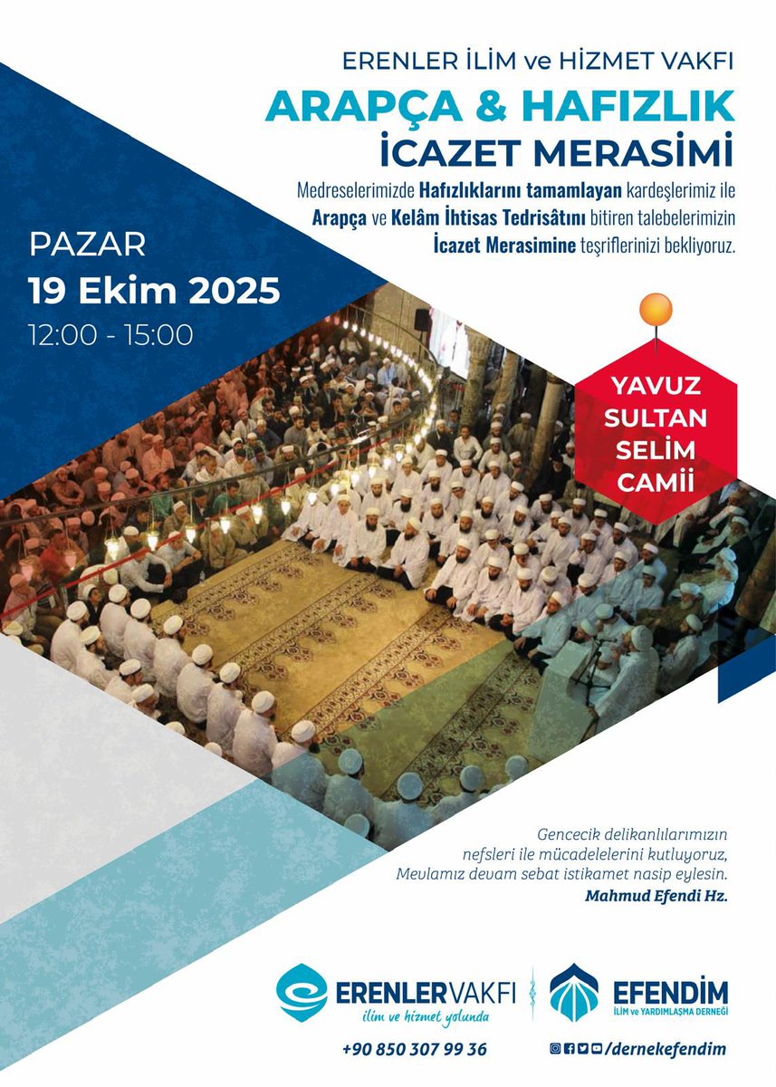 Kayda_deger_ak's tweet photo. Şimdi daha iyi anlayabiliyormusunuz 
Mahmud Eren Hocaefendinin ve Erenler vakfının neden hedef alındığını.

Daha 2.5 sene önce 200 den fazla arapça icazeti 
200 den fazla hafızlık icazeti verilmişti
Şimdi yani 1 hafta sonra 
Toplamda 300 icazet daha verilecek bunların çoğu arapça https://t.co/jpEmEC644N