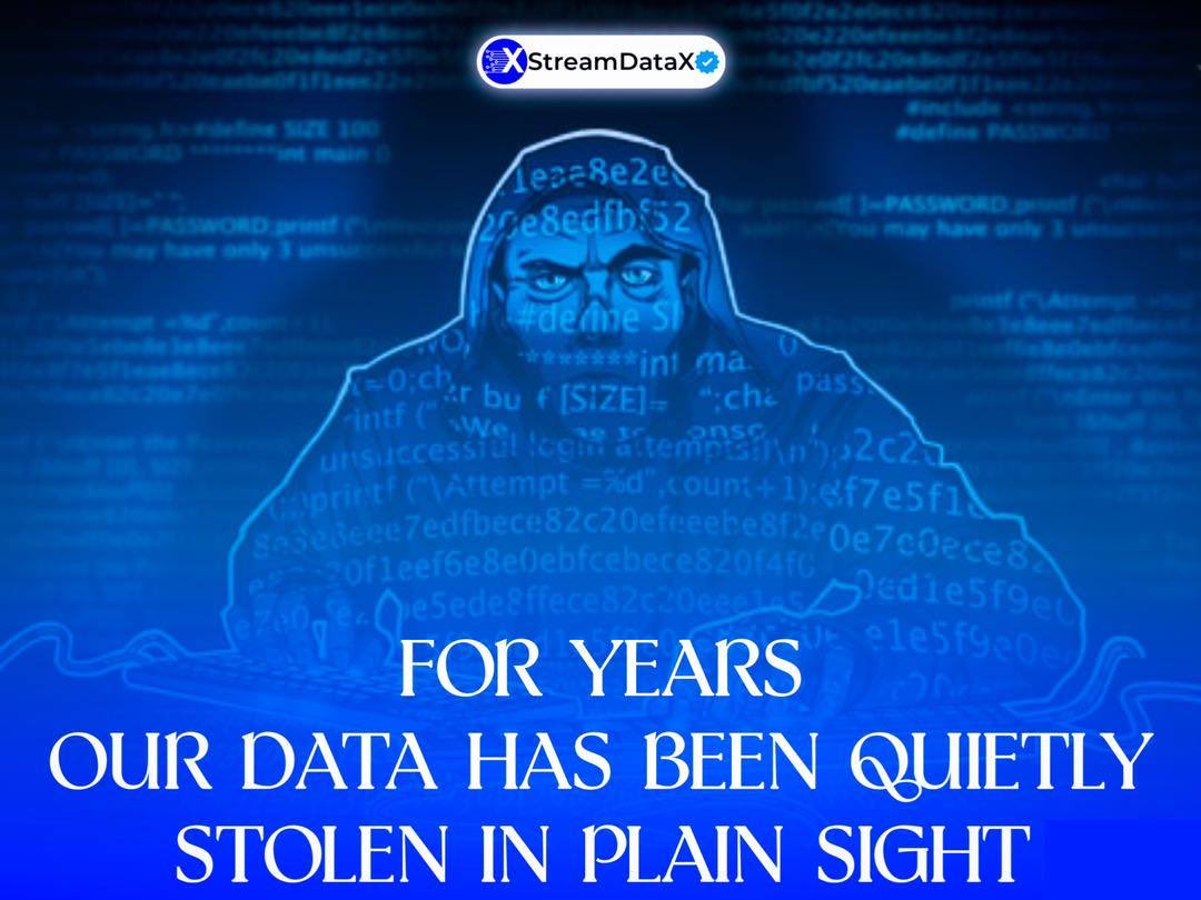 Drako_wurld's tweet image. StreamDataX is redefining data ownership. 🔥
Own your data. Control who uses it. Earn from it. 💰
Join the movement to decentralize the global data economy. 🚀
#StreamDataX #SDXT #Web3 #Crypto #Blockchain #DeData #AI #Presale #NextBigThing