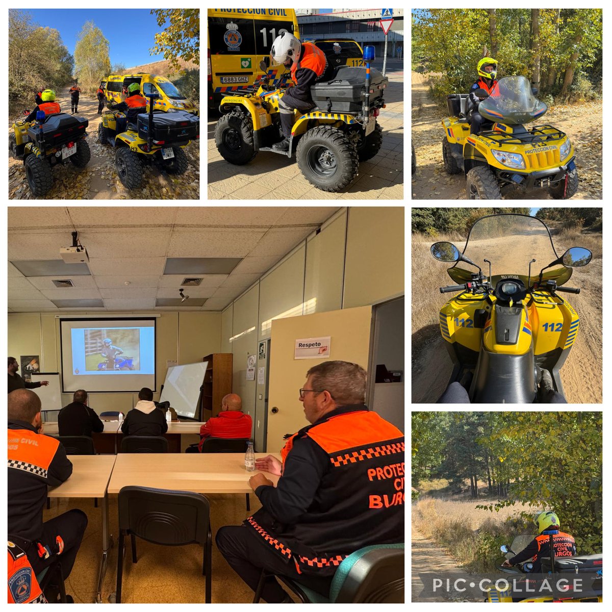 PCivilBurgos's tweet image. La formación 📚📚para todos los #voluntarios es muy importante. Esta mañana nuestros voluntarios se han formado en el uso de quad(halcones). Pruebas teóricas 🖊️🗒️y prácticas 🏔️realizadas en diferentes zonas de #Burgos.