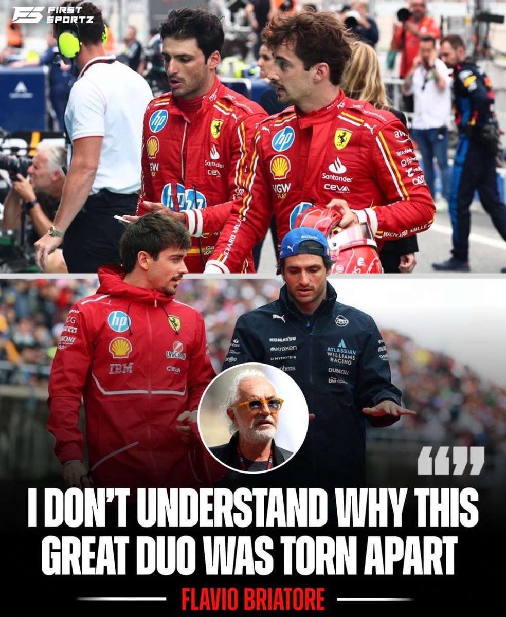 chiliconsharls's tweet image. Briatore as a charlos girlie was NOT on my bingo card