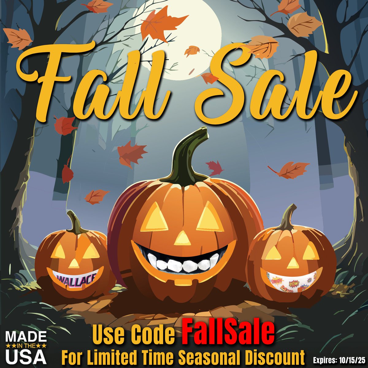 GladiatorGuards's tweet image. Use our Fall Sale #discountcode "FallSale" on all new custom mouthguards!
GladiatorGuards.com/Shop
#FallSale #discount #promo #promocode #custommouthguard #customfit #sportsmouthguard