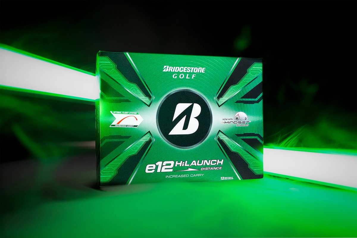 🚀 Meet the Bridgestone e12 HiLaunch — designed to get your ball up high and far.

⏺️Low-compression soft core boosts high launch &amp; more carry
↗️Part of the new Optimal Flight System with high aerodynamic dimple 

Elevate your game! Fly farther! 

Shop e12 series now >