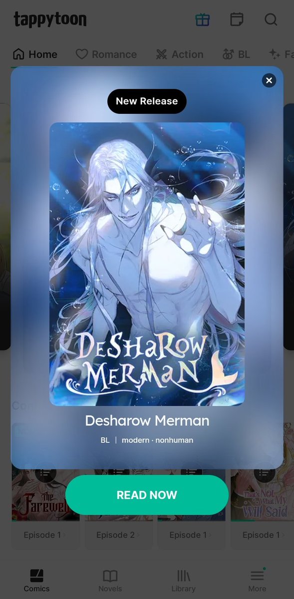 Desharow Merman (#德萨罗人鱼) manhua is now also available on