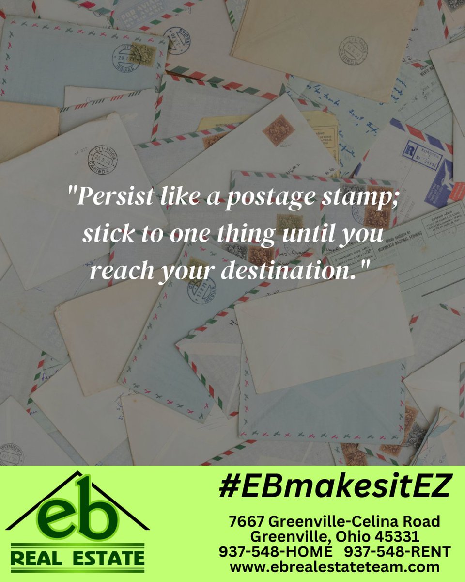 EB_Real_Estate's tweet image. Setting goals is the first step, but staying committed is where the real growth happens. 🌟 Consistency, focus, and determination turn big dreams into real achievements.

💪 Keep pushing forward—you’ve got this!

#motivation #persistence #success #EBmakesitEZ
