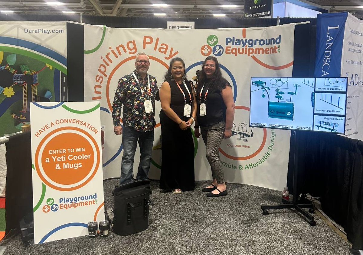 PlaygroundEq's tweet photo. We'd love to meet you!!

We’re at Booth 1811 at ASLA 2025 in New Orleans!!!

Stop by!!! 

https://t.co/I6g1OgyjBc 

Like us on this platform and we'll give a random give shout-out!! https://t.co/pRNgvwh51L