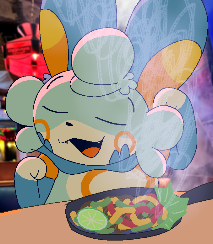 fiffydraws's tweet photo. when the fajitas come out sizzlin https://t.co/M8xgabdLRx
