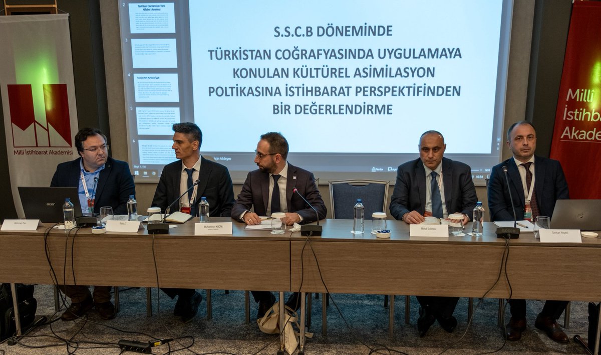 “Çarlık Rusyası'ndan Sovyetler Birliği'ne Rus İstihbaratı” başlıklı oturumumuz başlamıştır.📝

🎙️ Moderatör: Muhammet Koçak

👥 Konuşmacılar:
🔸Mehmet Can
🔸İlyas Er
🔸Serkan Keçeci
🔸Mehdi Salimov

#İstihbaratÇalışmalarıKongresi
#IntelligenceStudies2025