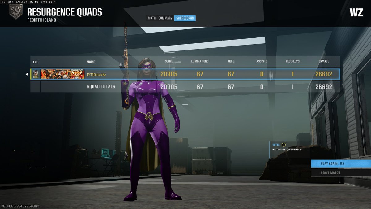 DstackzWZ's tweet image. im back🔫👻