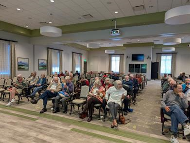 ShipHistory's tweet photo. Our presentation of the Cumberland Valley during the American Revolution for the IRP group at Menno Haven, Chambersburg, PA. We want to thank our host for having me come in for the discussion. https://t.co/RMj1TTdd8l