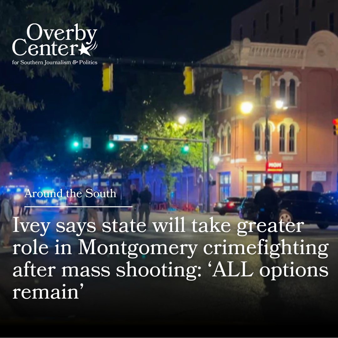 By Mike Cason for AL.com.

Gov. Kay Ivey said Monday morning that she has asked the Alabama Law Enforcement Agency to expand the patrol area for state troopers assigned to the capitol complex to include other parts of downtown Montgomery.