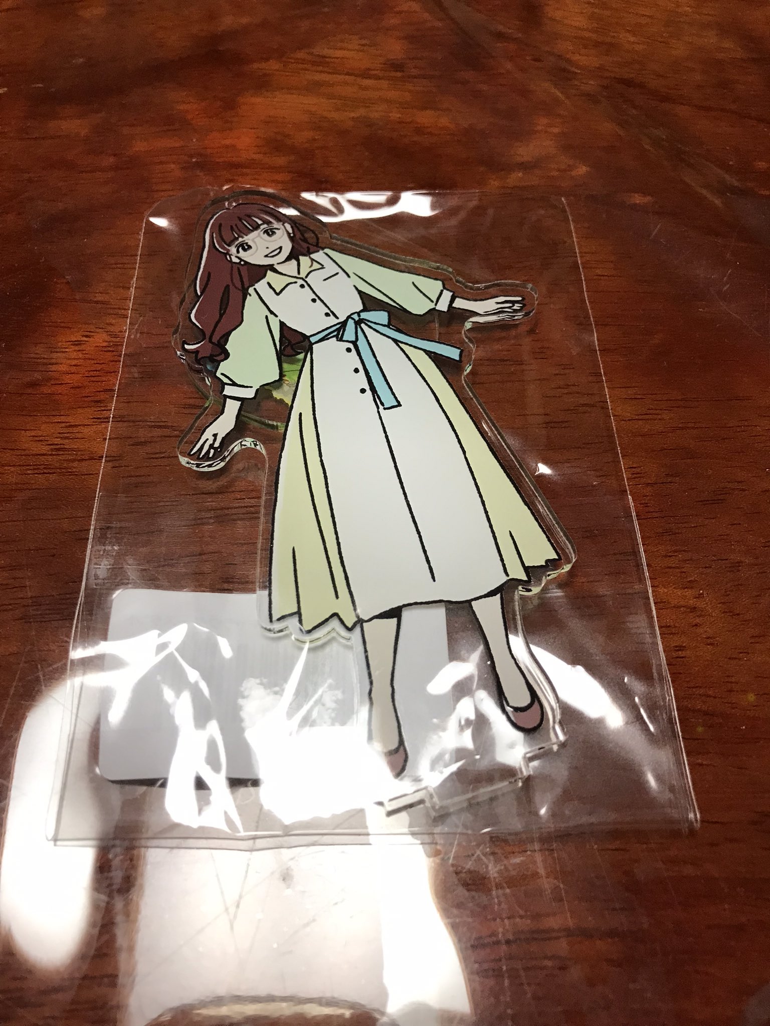 雨時々曇り☆アクリル画 あおぎり高校 春雨麗女 2周年記念グッズ チェキ風カード＆缶