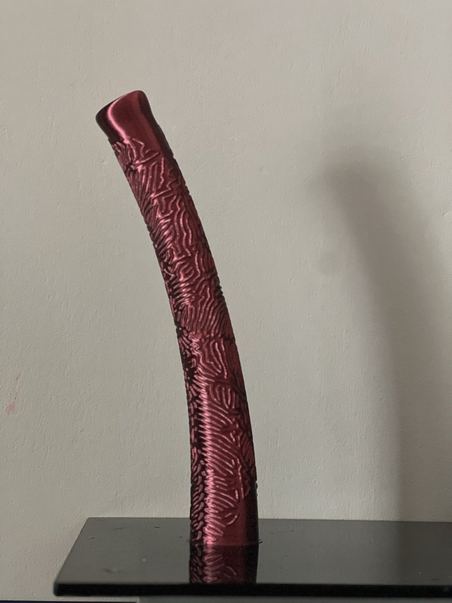 RaSubject's tweet image. Flute 3d printing and grasshopper 3d design, #digitalfabrication #generativedesign #parametricdesign