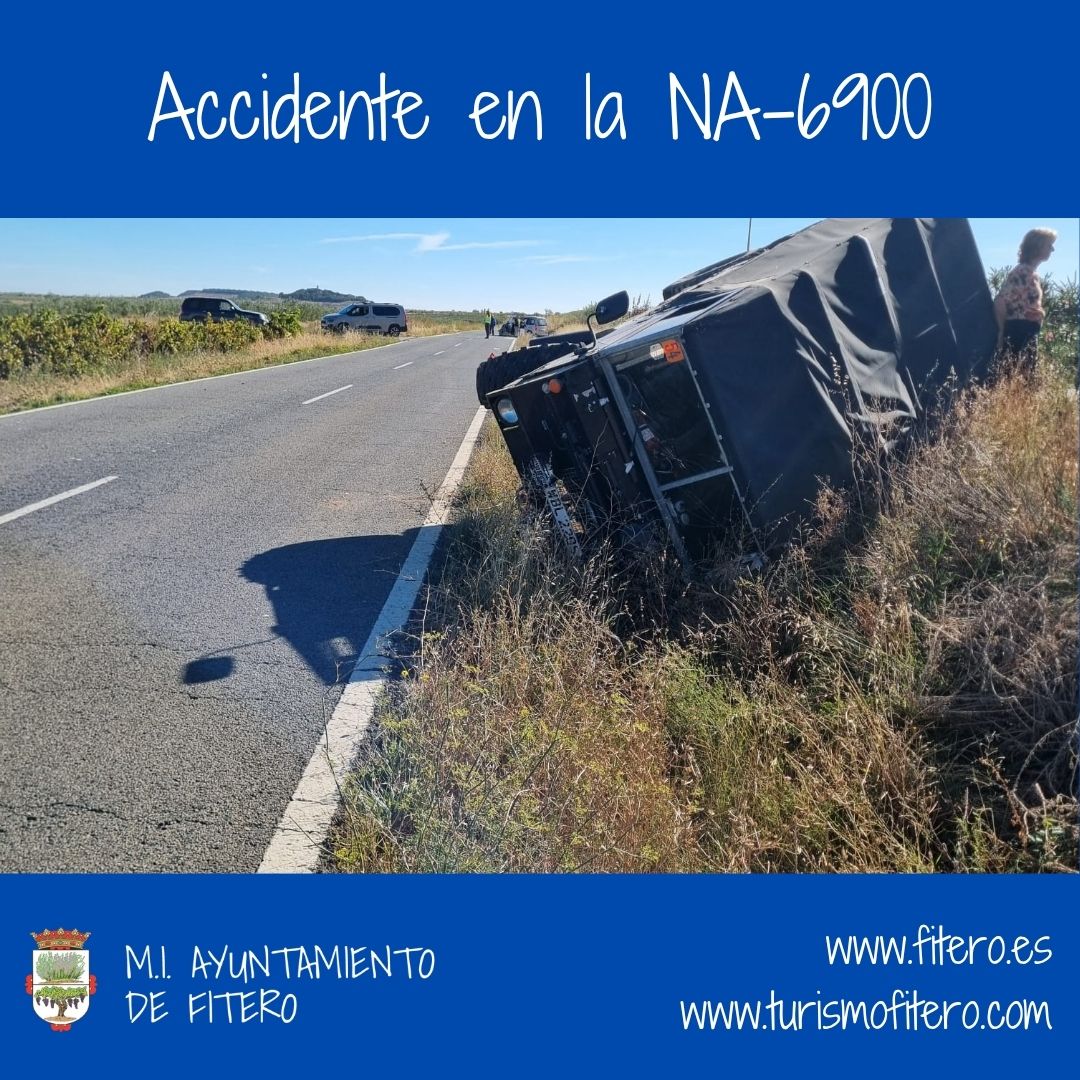 Más accidentes en Fitero, esta vez sin muertos. Pero seguimos sin ver inversión para acabar con esto.. Hasta Cuando? Y los medios sin informar. 
En La Ribera sólo les importan Tudela y Ribaforada
<a href="/policiaforal_na/">Policía Foral - Foruzaingoa</a> <a href="/jrekarte/">joseba santamaria</a> <a href="/DiariodeNavarra/">Diario de Navarra</a> <a href="/naiz_info/">naiz:</a> 
<a href="/bomberos_na/">Bomberos y Bomberas – Suhiltzaileak</a> <a href="/AuzoNews/">Festaro/Auzo News</a>