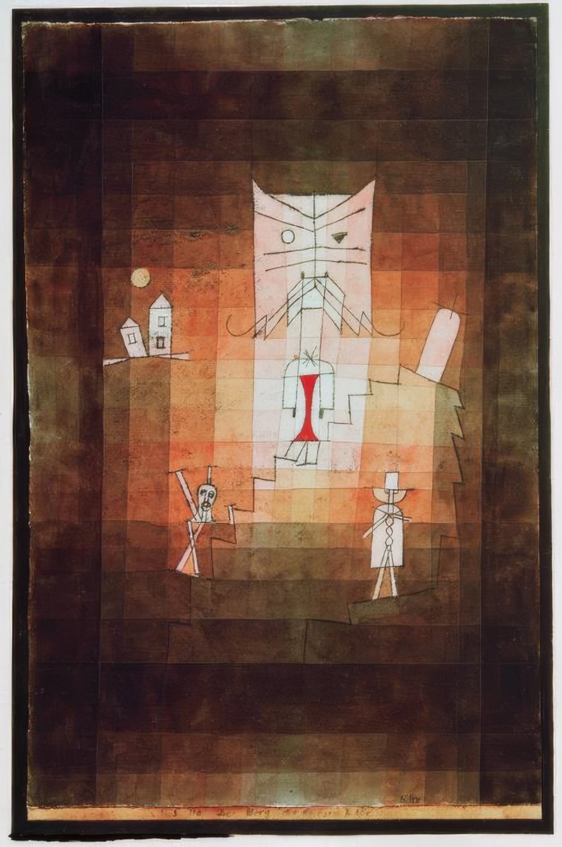 artstitle's tweet image. パウル・クレー
（Paul Klee、1879-1940）
『聖猫の山』
（The Mountain of the Holy Cat）