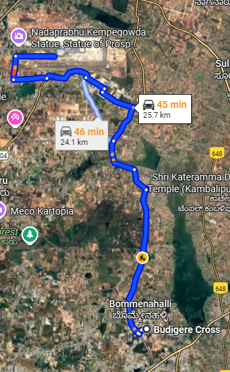 crgun's tweet photo. @MedTheep0126 @RupayiRaja you can easily go from budigere cross road! this road was completed fully now! easy experience! 45min to 1 hour max! https://t.co/o0BfeB440a