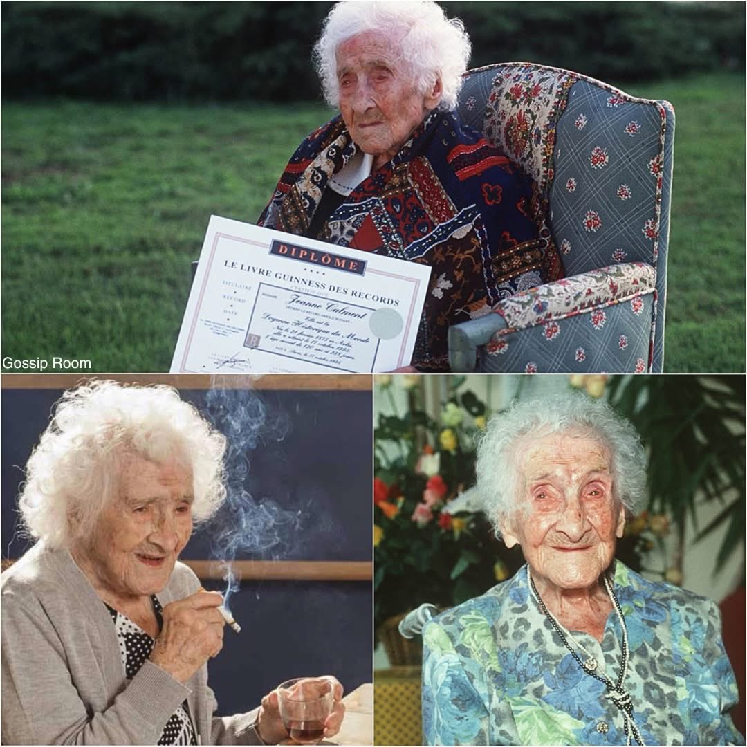 GossipRoomOff's tweet photo. 🚨 Jeanne Calment, doyenne de l’humanité avec ses 122 ans, doit sa longévité à une combinaison unique de facteurs génétiques et d’habitudes de vie. Née en 1875 à Arles et décédée dans la même ville en 1997, elle appartenait à une famille où la longévité était fréquente.

Son quotidien mêlait huile d’olive, chocolat et porto, qu’elle consommait régulièrement, tout en maintenant une activité physique. Elle a continué à fumer jusqu’à l’âge de 117 ans.

Au cours de sa vie, elle a rencontré Vincent Van Gogh, à traversé deux guerres mondiales et a vécu plus longtemps que sa fille et à son petit-fils. Un destin exceptionnel, qui continue encore aujourd’hui de fasciner le monde. 👵🏼 (via RMC)