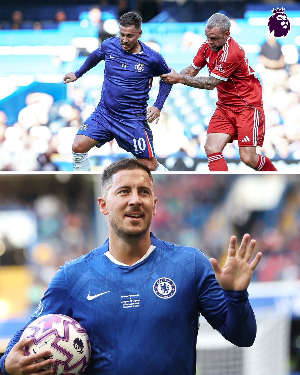 premierleague's tweet image. Eden Hazard returns to Stamford Bridge 🤩

Back where he belongs 💙