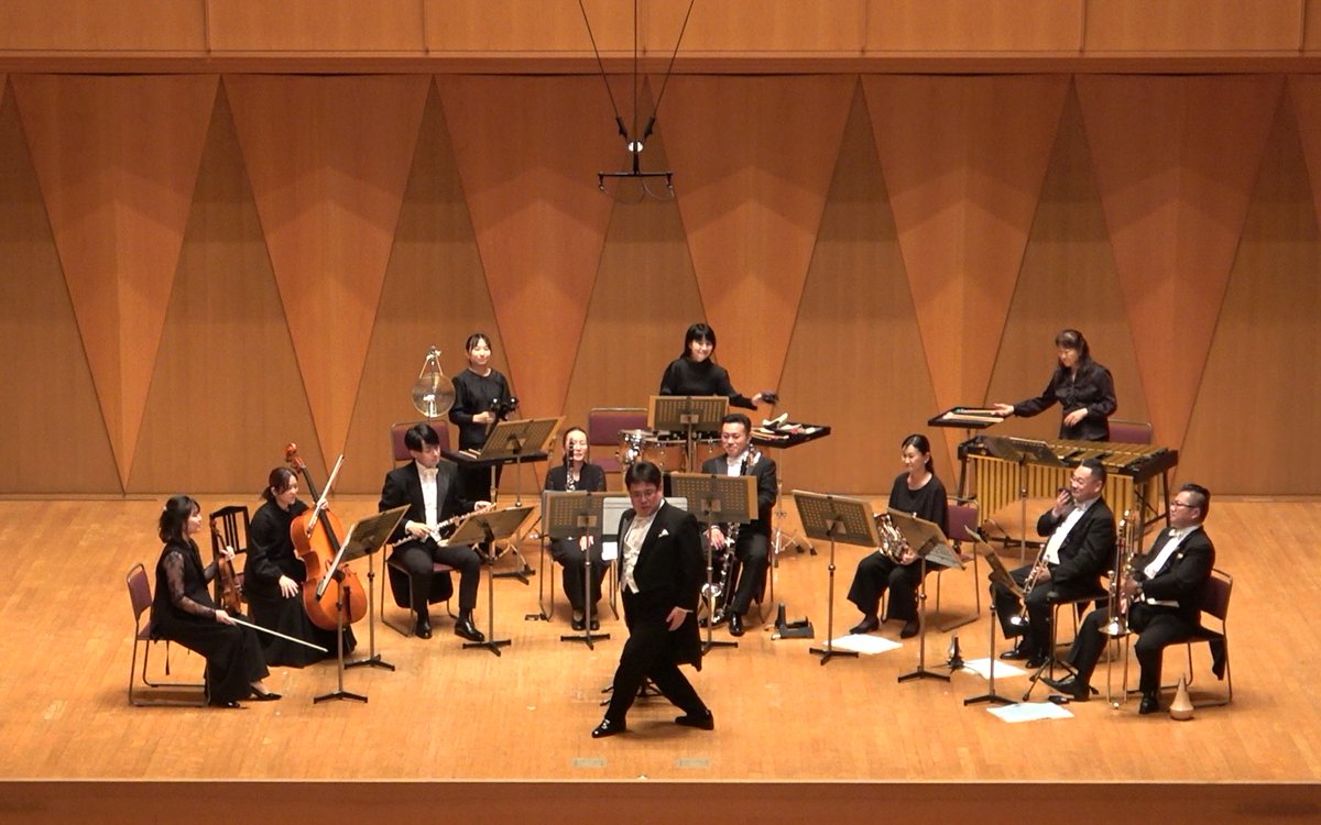 ssj_sinfonietta's tweet photo. 第81回定期公演にご来場下さった皆様ありがとうございました。
創立20周年シリーズ③ オール・クセナキス・プログラム
2025年10月10日（金）19時　三鷹市芸術文化センター風のホール
Xenakis：
　Atrées
　N'Shima ☆
　Epei
　Waarg
指揮：中原朋哉
メゾ・ソプラノ：鳥木弥生、松浦麗 ☆ https://t.co/zifx6AOZM0