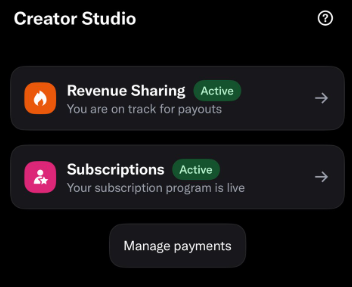 blankspeaker's tweet image. X is updating the Creator hub. If you are part of creator revenue share, or creator subscriptions check it out early now by going to x.com/i/jf/creators/… .
It will likely be replacing the current version in settings real soon.